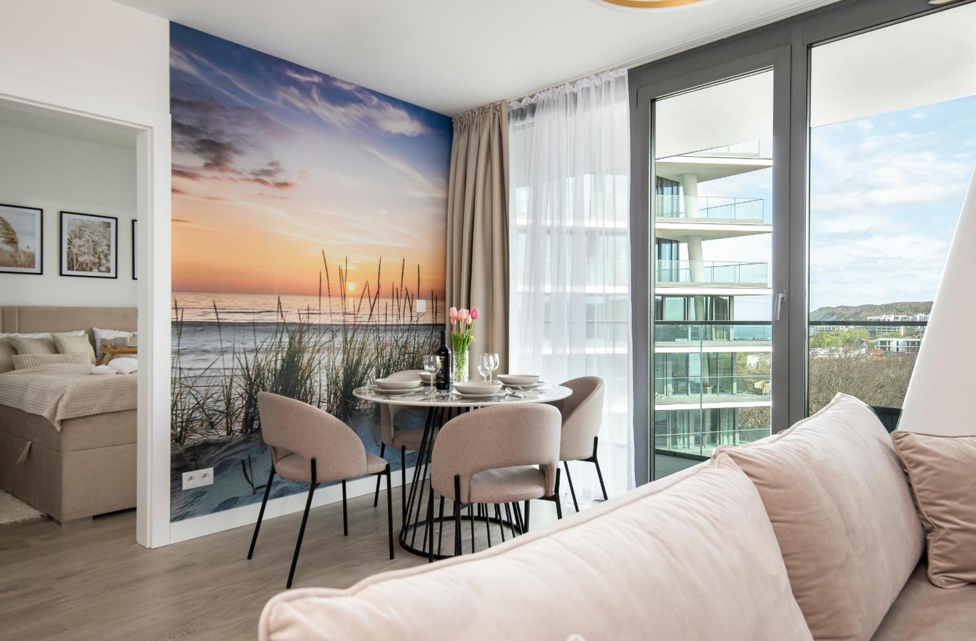 Wave Panorama 8Th Floor Sea View Daire Miedzyzdroje Dış mekan fotoğraf