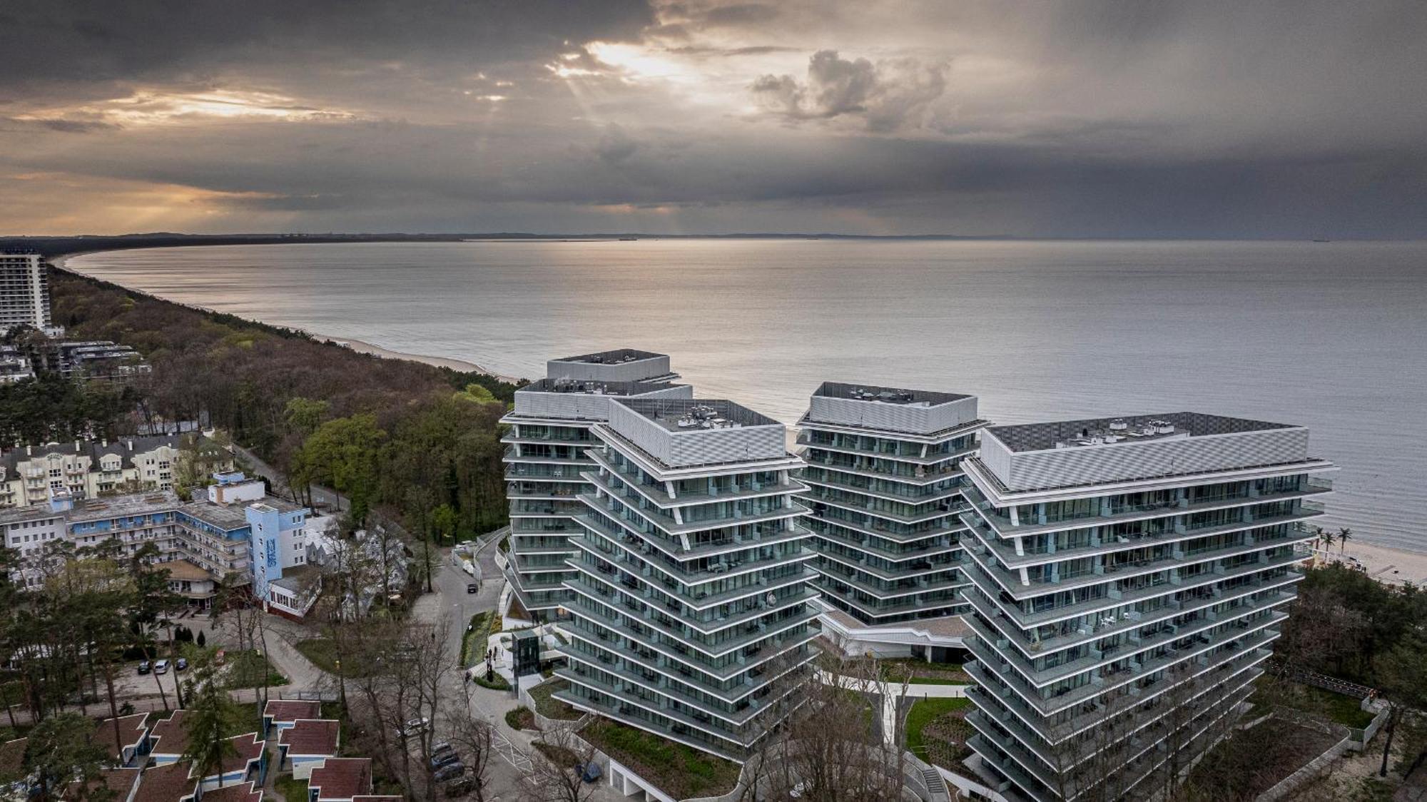 Wave Panorama 8Th Floor Sea View Daire Miedzyzdroje Dış mekan fotoğraf