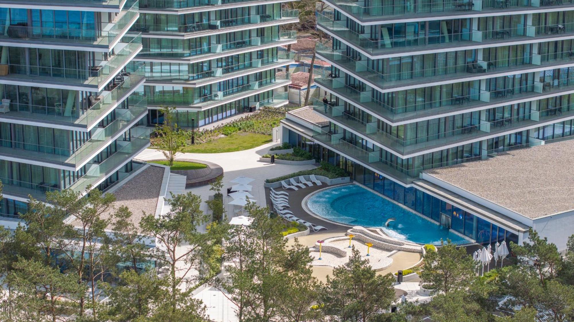 Wave Panorama 8Th Floor Sea View Daire Miedzyzdroje Dış mekan fotoğraf